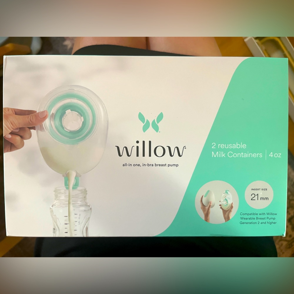 Willow Reusable Milk Containers 21 mm NIB